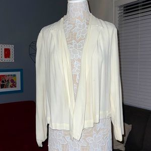 Cream color Anthropologie short jacket size 8